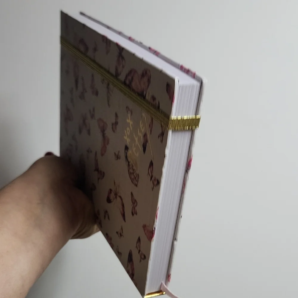 Betsey Johnson Pink Butterfly Notebook